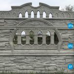 Бетонний паркан «Піщаний замок»